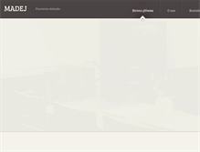 Tablet Screenshot of meblemadej.pl